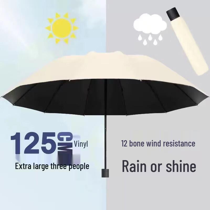Kadenuo Extra-Large 12-Rib Windproof Manual Folding Umbrella
Kadenuo Extra-Large 12-Rib Windproof Manual Folding Umbrella