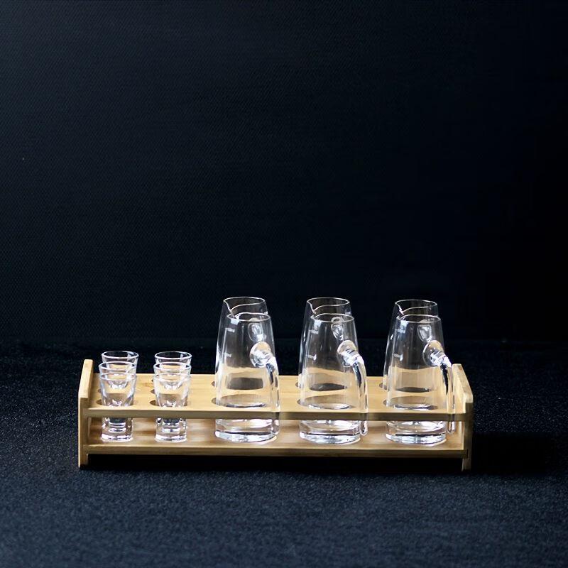 Handmade Glass Liquor Decanter Set with Cup
Handmade Glass Liquor Decanter Set with Cup