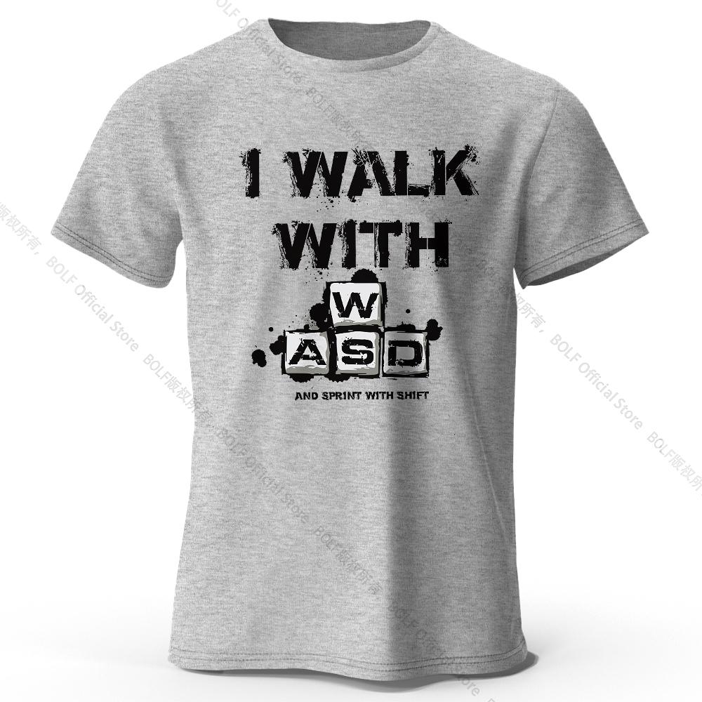 Мужская футболка с принтом I Walk with WASD 100% хлопок оверсайз геймерские графические футболки для женщин летние топы клавиатура уличная одежда L
Мужская футболка с принтом I Walk with WASD 100% хлопок оверсайз геймерские графические футболки для женщин летние топы клавиатура уличная одежда L