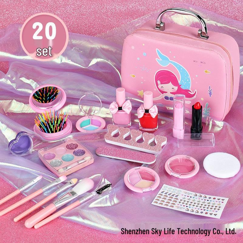 Набор детской косметики Принцесса-русалка : Губная помада и тени для век
Набор детской косметики Принцесса-русалка : Губная помада и тени для век