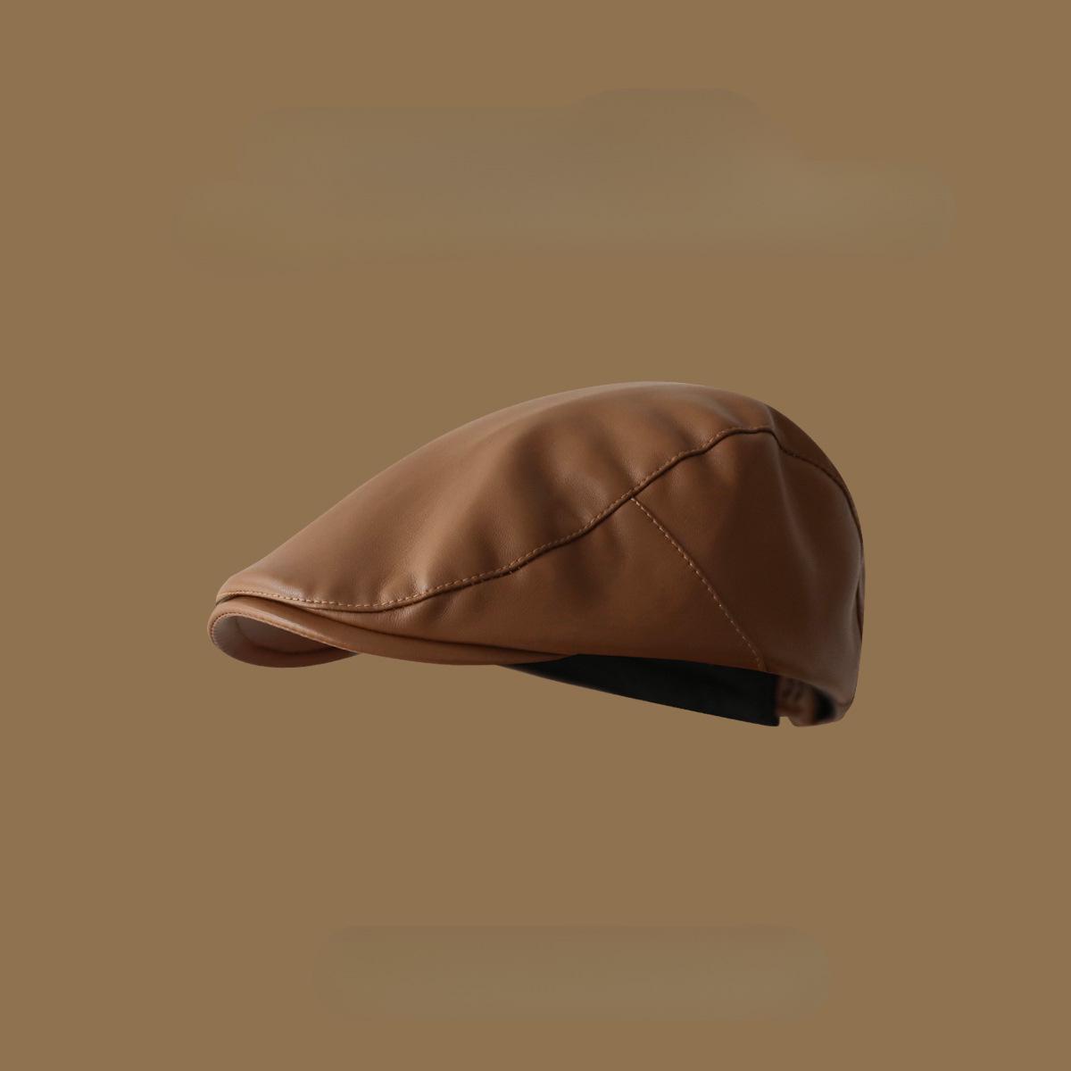 Японская ретро кепка газетчика из ПУ кожи - Однотонная кепка-утка кофейного цвета для мужчин и женщин One Size (55-59cm) Adjustable
Японская ретро кепка газетчика из ПУ кожи - Однотонная кепка-утка кофейного цвета для мужчин и женщин One Size (55-59cm) Adjustable