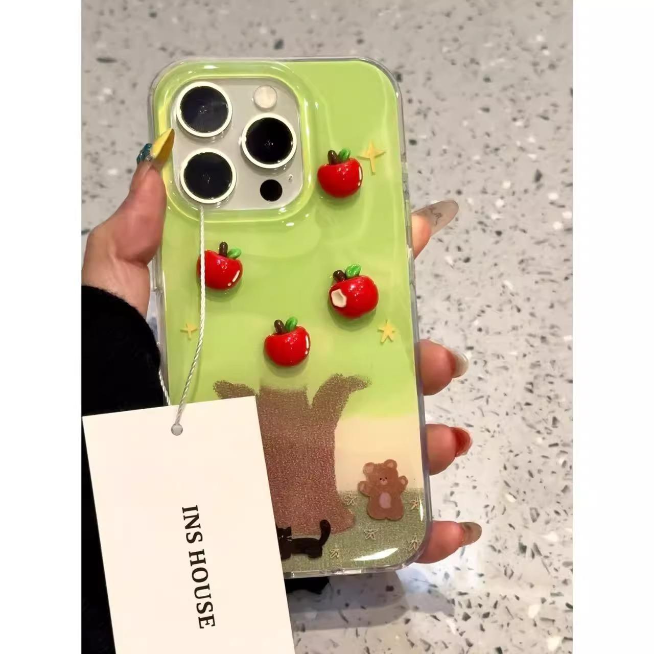 Single Layer Green Leaves for Apple Tree for IPhone16pomax for Apple 15pr Mobile Phone Case 14 New Style 13 Cartoon 12 For Apple 6
Single Layer Green Leaves for Apple Tree for IPhone16pomax for Apple 15pr Mobile Phone Case 14 New Style 13 Cartoon 12 For Apple 6