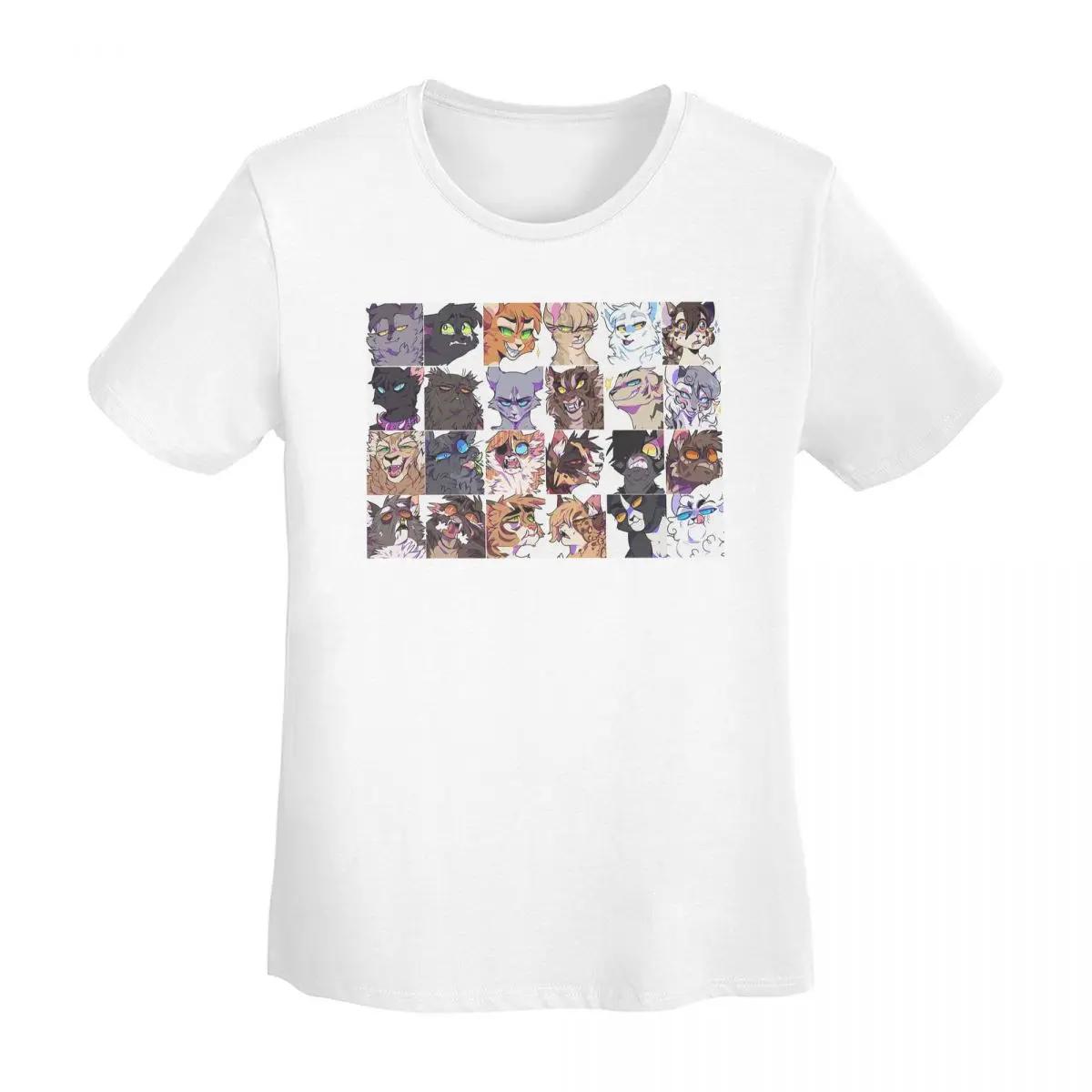 Warrior Cute Cats Lovers TShirt Women Short Sleeve T Shirts Round Neck Clothing Cotton Summer Tees Streetwear S
Warrior Cute Cats Lovers TShirt Women Short Sleeve T Shirts Round Neck Clothing Cotton Summer Tees Streetwear S