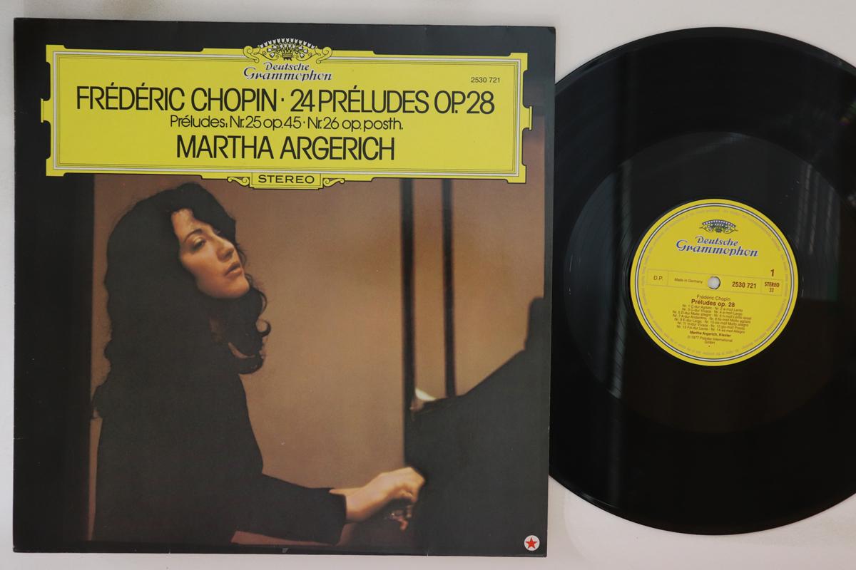 LP Record MARTHA ARGERICH Chopin 24 Preludes Op. 28 Prelud 2530721 DEUTSCHE GRAMMO 1977 Germany Classical Used
LP Record MARTHA ARGERICH Chopin 24 Preludes Op. 28 Prelud 2530721 DEUTSCHE GRAMMO 1977 Germany Classical Used