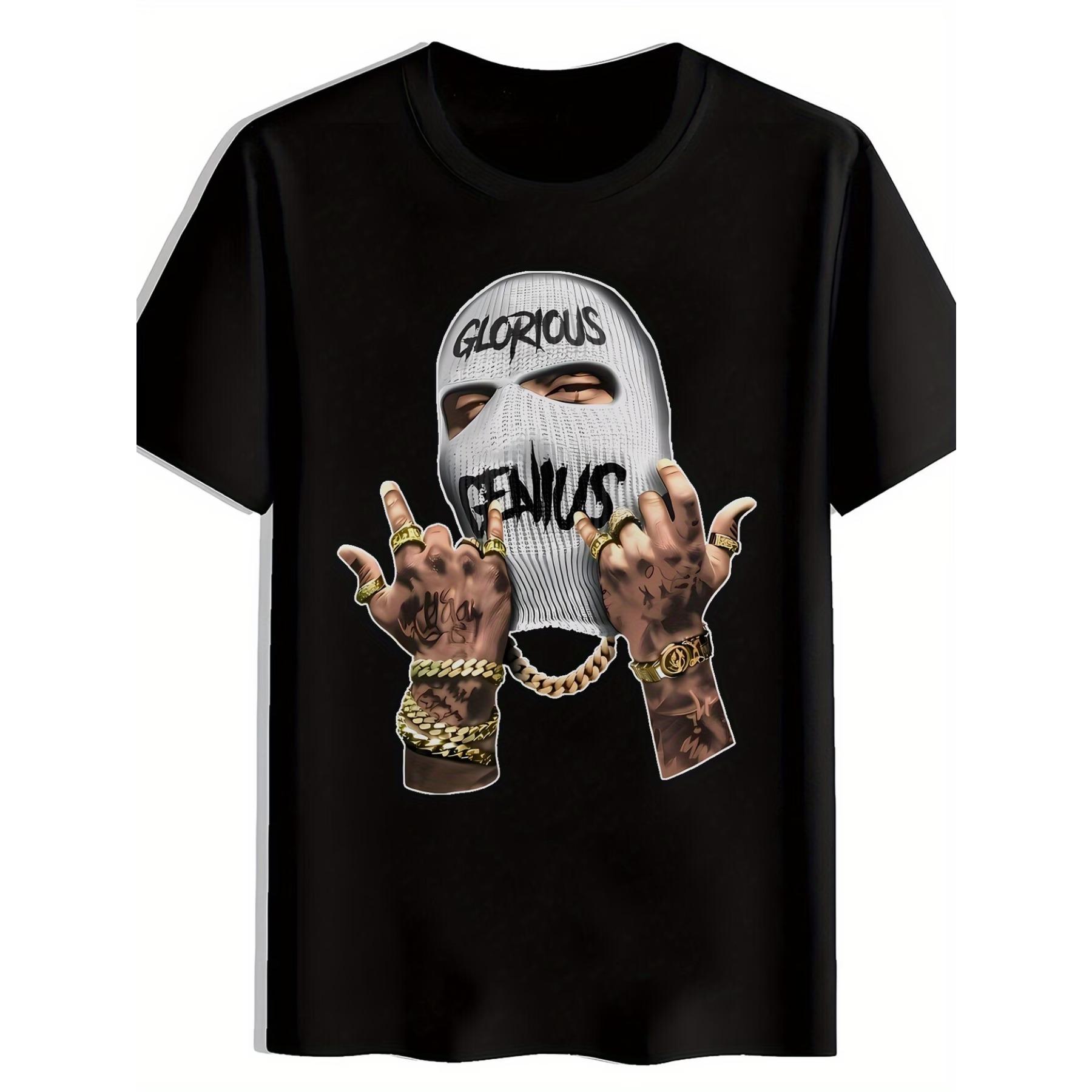 White Knitted Hoodie GLORIOUS Print T-Shirt, Summer, Versatile, Sporty, Trendy T-Shirt, Crew Neck Short Sleeve T-Shirt XXL чорний
White Knitted Hoodie GLORIOUS Print T-Shirt, Summer, Versatile, Sporty, Trendy T-Shirt, Crew Neck Short Sleeve T-Shirt XXL чорний