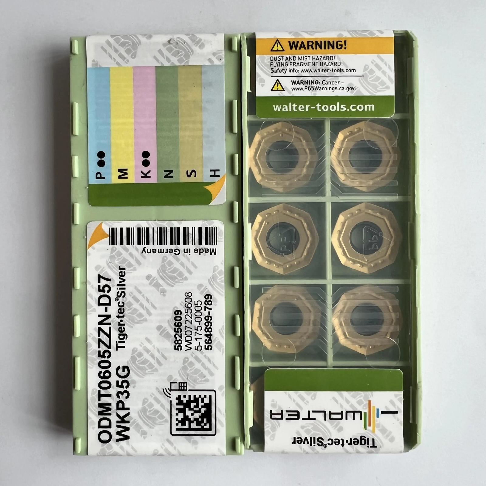 Original / ODMT0605ZZN-D57 WKP35G / Industrial indexable Carbide Inserts 10 Pcs
Original / ODMT0605ZZN-D57 WKP35G / Industrial indexable Carbide Inserts 10 Pcs