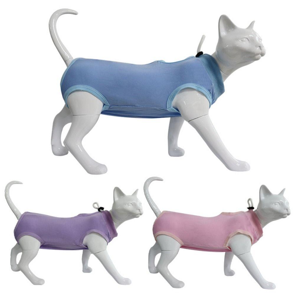 Prevent Lick Weaning Jumpsuit Soft Cat Neutering Wear Washable Cat Recovery Suit Kitten M синій
Prevent Lick Weaning Jumpsuit Soft Cat Neutering Wear Washable Cat Recovery Suit Kitten M синій
