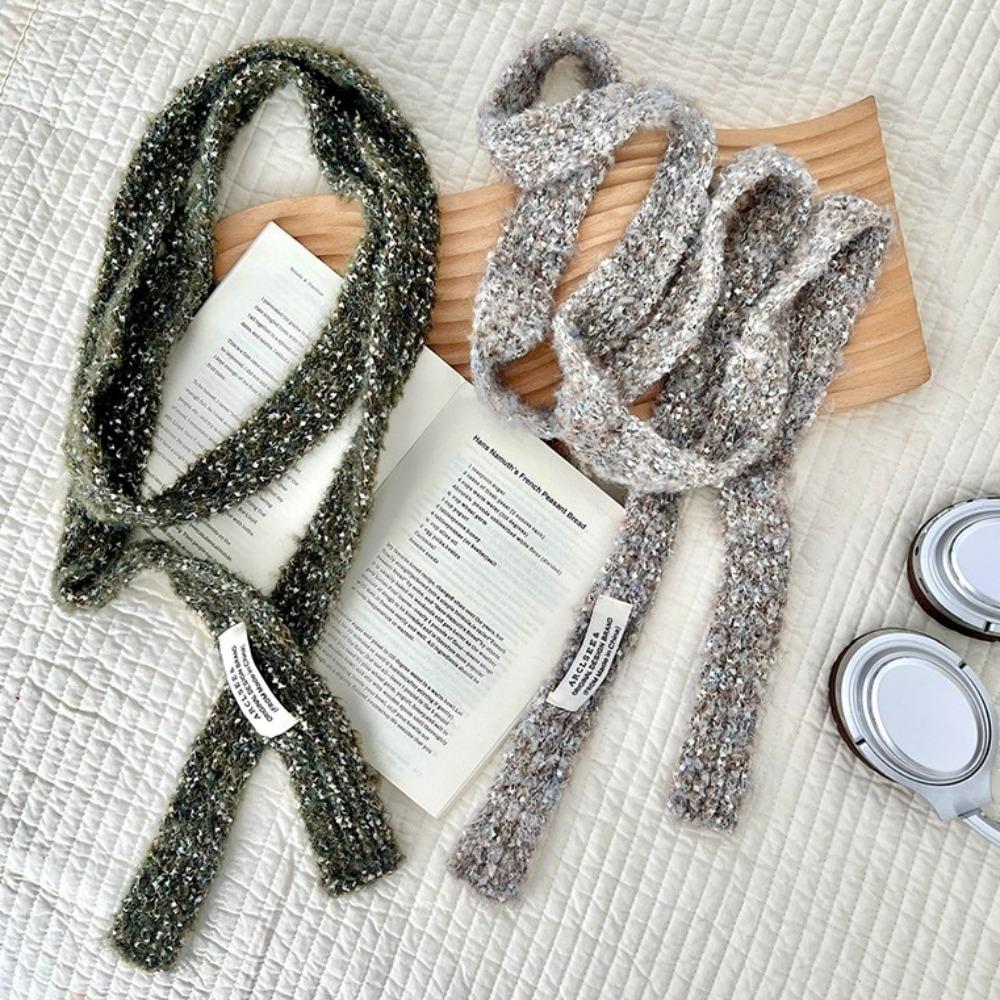 Soft Long Narrow Scarves Y2K Plush Knitted Scarves Simple Spicy Girl Scarf Outdoor чорний
Soft Long Narrow Scarves Y2K Plush Knitted Scarves Simple Spicy Girl Scarf Outdoor чорний