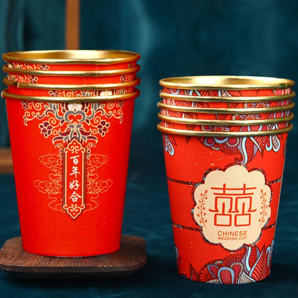 Engagement Scald proof Big Red Wedding Disposable Cup Paper Cup Wedding cup Wedding Necessities C
Engagement Scald proof Big Red Wedding Disposable Cup Paper Cup Wedding cup Wedding Necessities C