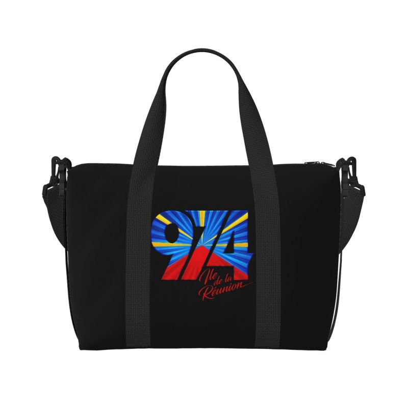 974 Reunion Island Logo Print Travel Duffel Bags Tote Bag for Women Men Reunionese Proud Shoulder Shopper Beach Gym Travel Bag
974 Reunion Island Logo Print Travel Duffel Bags Tote Bag for Women Men Reunionese Proud Shoulder Shopper Beach Gym Travel Bag