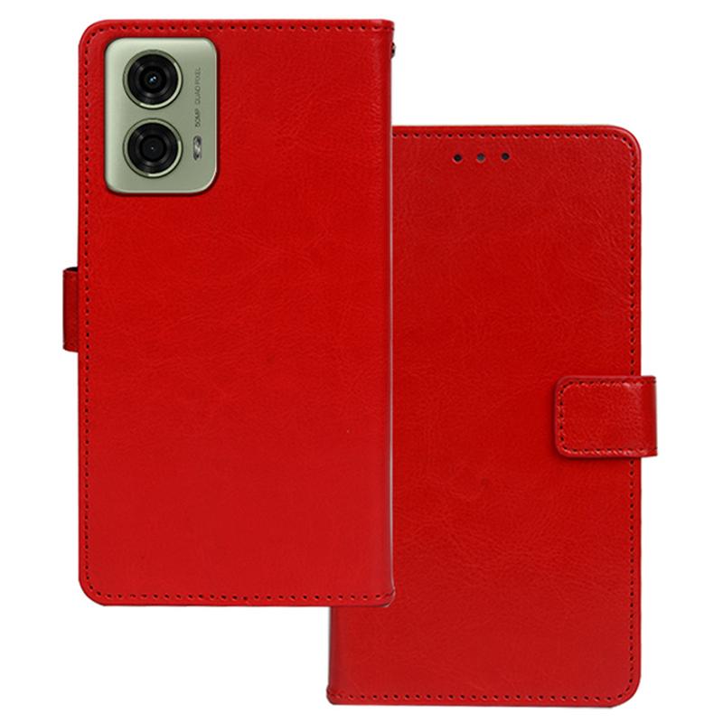 For Motorola Moto E14 4G/G04 4G/G04s 4G/G24 4G Case Crazy Horse Texture Leather Phone Cover with 3 Card Slots Red
For Motorola Moto E14 4G/G04 4G/G04s 4G/G24 4G Case Crazy Horse Texture Leather Phone Cover with 3 Card Slots Red