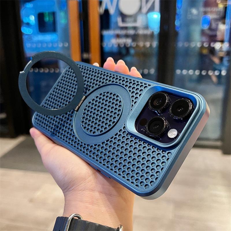 Подходит для Iphone16ProMax, Магнитная подставка, Чехол для телефона, Дышащая сетка для отвода тепла, Чехол для защиты от падений Apple 15 14 iPhone11proMax синий
Подходит для Iphone16ProMax, Магнитная подставка, Чехол для телефона, Дышащая сетка для отвода тепла, Чехол для защиты от падений Apple 15 14 iPhone11proMax синий