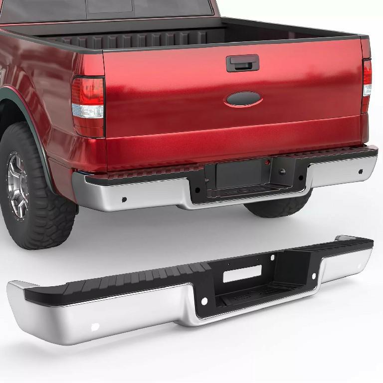 Rear Bumper with Holes for 2006-2008 Ford F150 FLEETSIDE Electroplated
Rear Bumper with Holes for 2006-2008 Ford F150 FLEETSIDE Electroplated