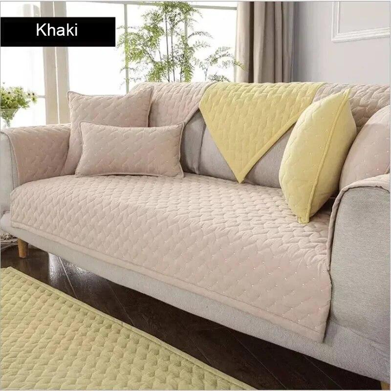 Хлопковый чехол для дивана, однотонный нескользящий L-образный чехол, защитный коврик для подушки для домашних животных, противогрязный чехол для дивана на 1-4 сидения 70-70cm
Хлопковый чехол для дивана, однотонный нескользящий L-образный чехол, защитный коврик для подушки для домашних животных, противогрязный чехол для дивана на 1-4 сидения 70-70cm