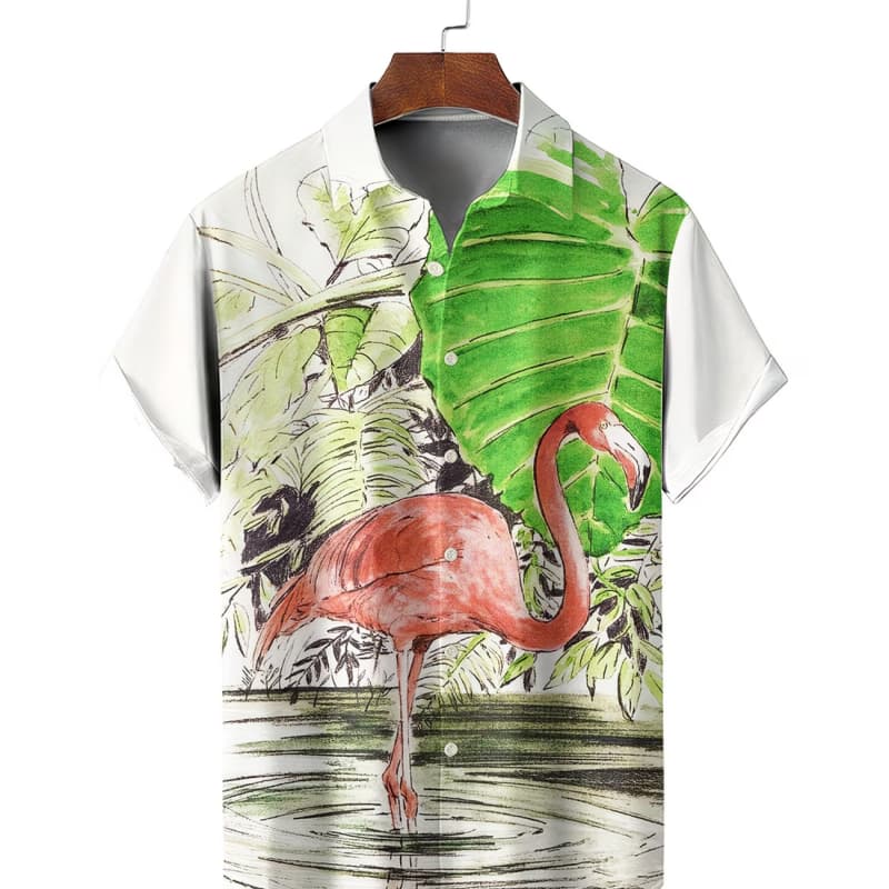 Men s printed short sleeve button-down shirt with 3D heat transfer pattern, casual beach vacation street style XXL
Men s printed short sleeve button-down shirt with 3D heat transfer pattern, casual beach vacation street style XXL
