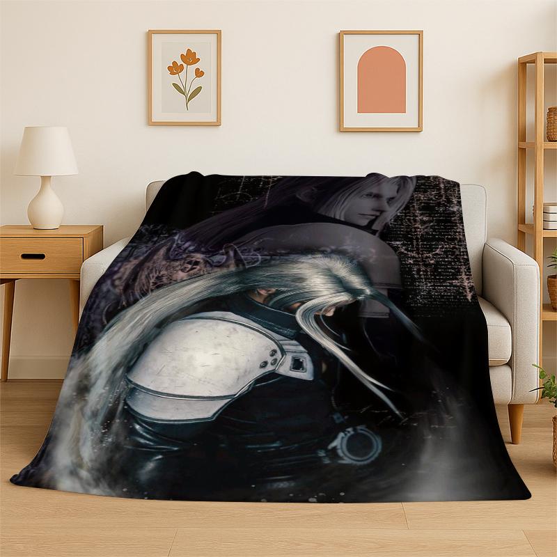 Cloud Tifa Final Fantasy Games Sephiroth Flannel Blanket Soft Warm Throw Blanket for Bedroom Living Room Bed Travel Picnic Gift 75x90cm
Cloud Tifa Final Fantasy Games Sephiroth Flannel Blanket Soft Warm Throw Blanket for Bedroom Living Room Bed Travel Picnic Gift 75x90cm