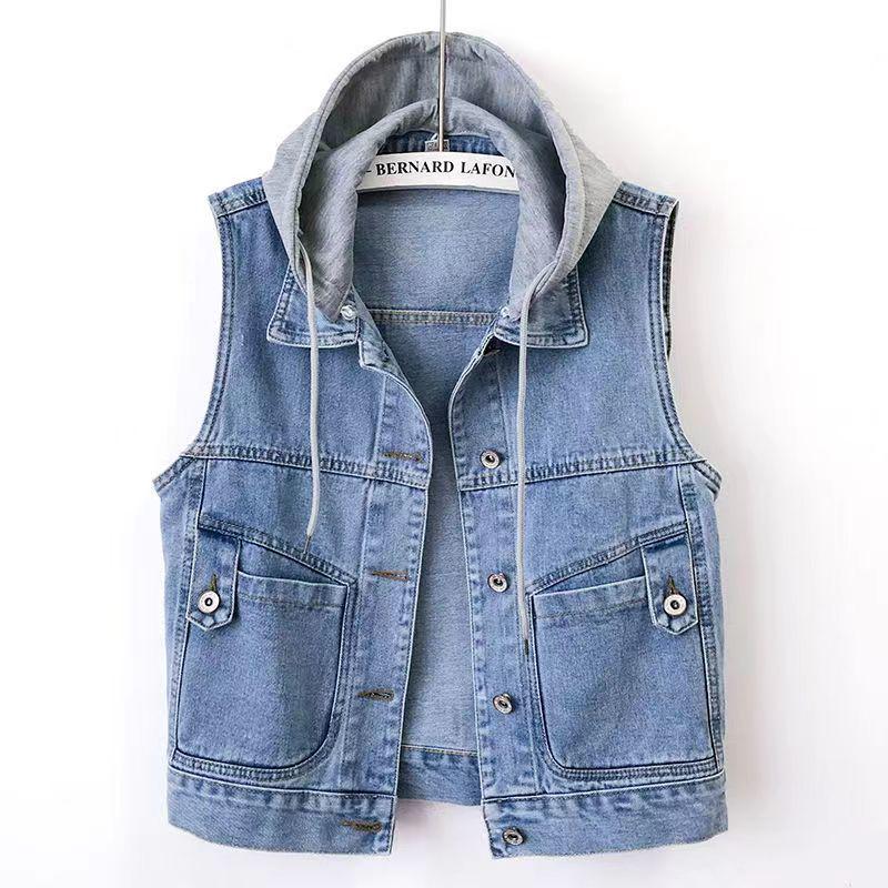 Women s Slim Denim Vest, Versatile Lapel Sleeveless Jacket for Spring/Autumn 2025 XL (Recommended 115-125 jin)
Women s Slim Denim Vest, Versatile Lapel Sleeveless Jacket for Spring/Autumn 2025 XL (Recommended 115-125 jin)
