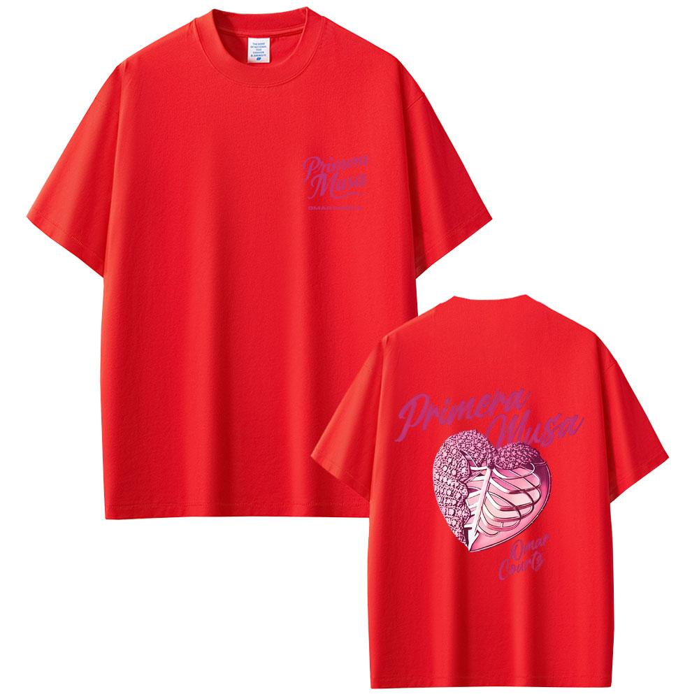Rapper Omar Courtz Primera Musa Heart T Shirts Men Women Hip Hop Fashion Pop Music Streetwear Male Vintage Oversized Tshirts S
Rapper Omar Courtz Primera Musa Heart T Shirts Men Women Hip Hop Fashion Pop Music Streetwear Male Vintage Oversized Tshirts S
