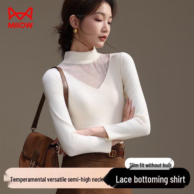 Mao Ren French Elegant Lace Mesh Semi-High Collar Long Sleeve Top 2XL
Mao Ren French Elegant Lace Mesh Semi-High Collar Long Sleeve Top 2XL