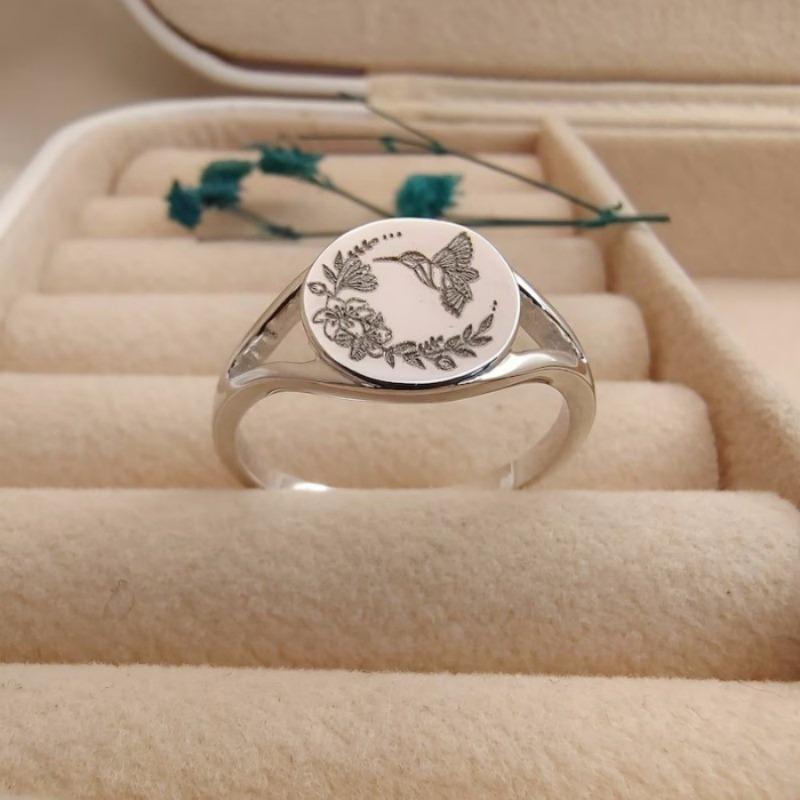 Fashionable bird returning to branch ring alloy ring No. 11 срібний
Fashionable bird returning to branch ring alloy ring No. 11 срібний