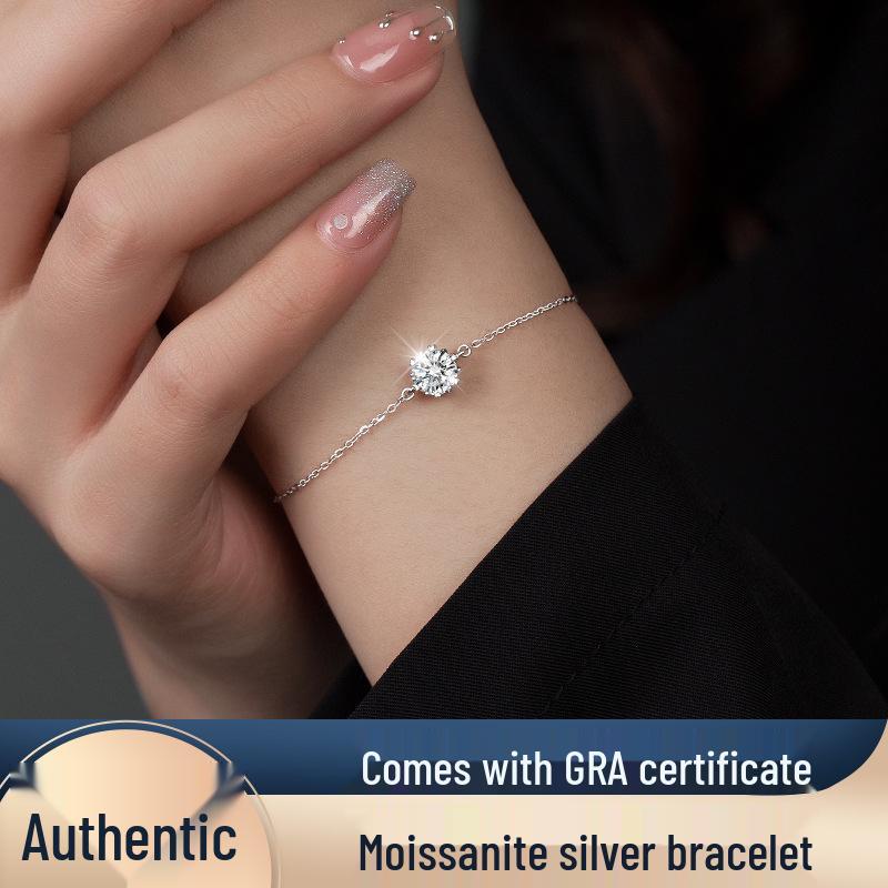 Banyan Tree Moissanite Six-Claw S925 Silver Bracelet: Classic Light Luxury Design 925 Silver
Banyan Tree Moissanite Six-Claw S925 Silver Bracelet: Classic Light Luxury Design 925 Silver