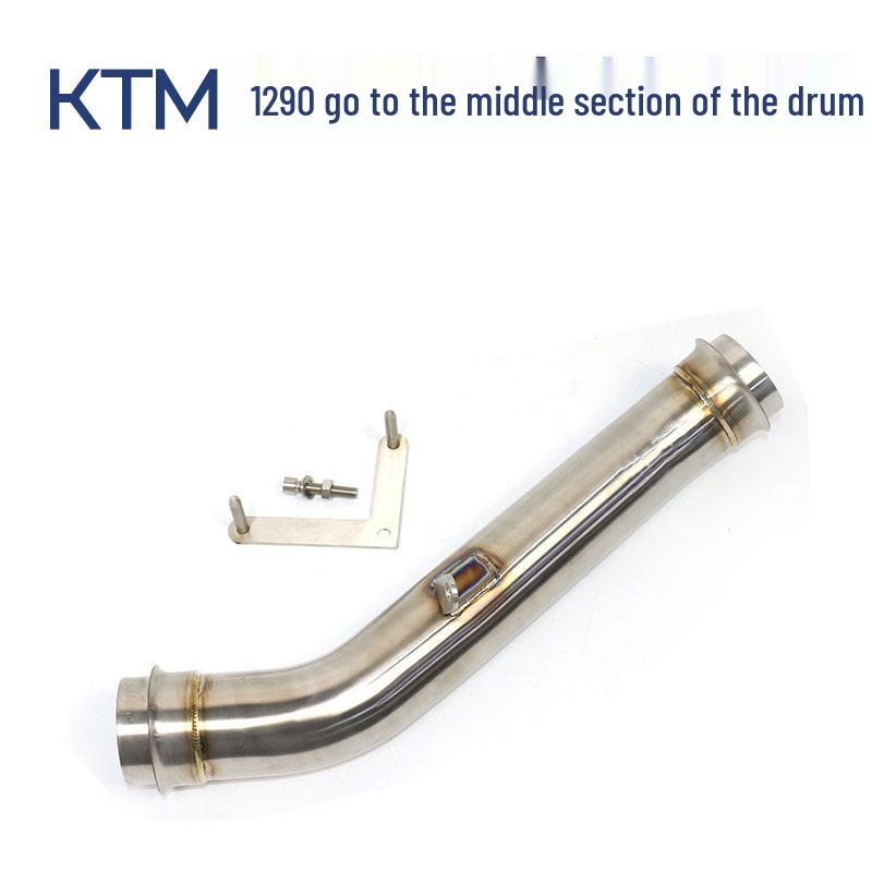 Совместим с KTM 1290 SUPER DUKE R/GT: Модифицированная средняя часть выхлопной трубы с трехкомпонентным каталитическим нейтрализатором. 00
Совместим с KTM 1290 SUPER DUKE R/GT: Модифицированная средняя часть выхлопной трубы с трехкомпонентным каталитическим нейтрализатором. 00