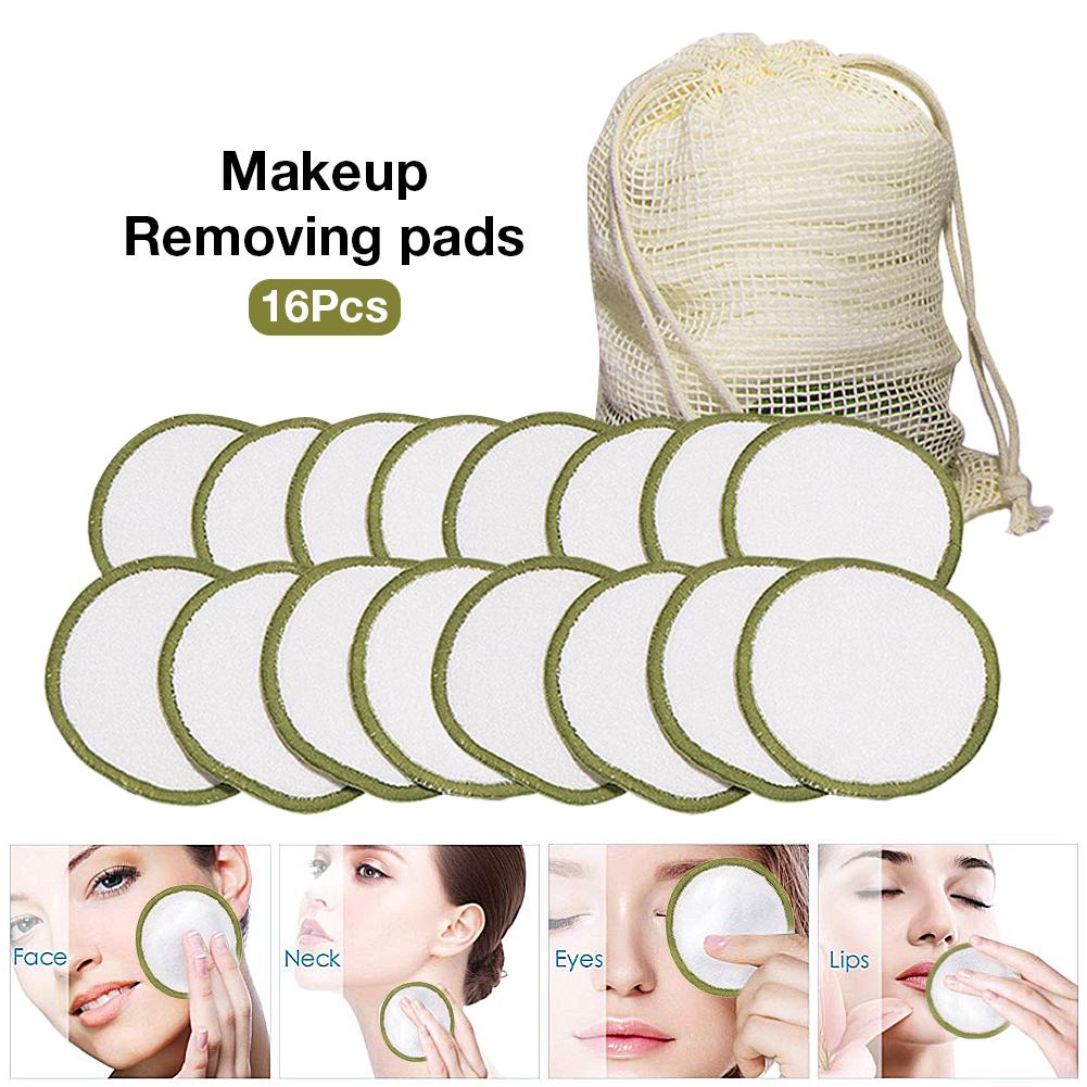 16PCS Ватные подушечки для снятия макияжа Многоразовые моющиеся круглые подушечки из бамбукового волокна для лица
16PCS Ватные подушечки для снятия макияжа Многоразовые моющиеся круглые подушечки из бамбукового волокна для лица