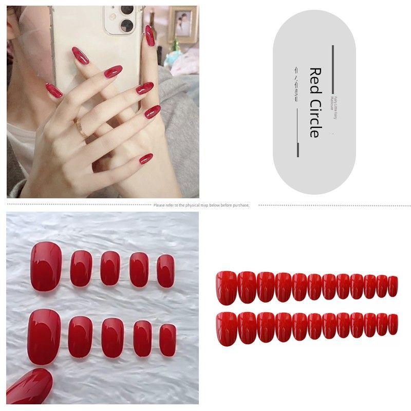 Regular Red round Head White Daily Wear Fake Nail Tip 121-Red Circle
Regular Red round Head White Daily Wear Fake Nail Tip 121-Red Circle