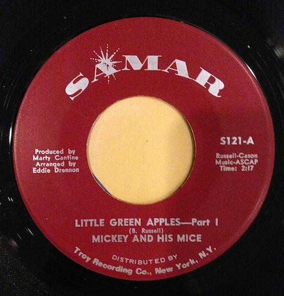 7inch Record MICKEY & HIS MICE - Little Green Apples - Part I / Part S121 SAMAR 1968 US Soul/Funk Used
7inch Record MICKEY & HIS MICE - Little Green Apples - Part I / Part S121 SAMAR 1968 US Soul/Funk Used