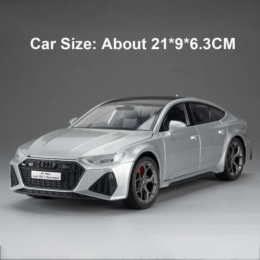 1:24 Scale RS6 RS7 Car Model Toy Doors Opend Sound Light Miniature Models Shock Absorption Pull Back Vehicle Desktop Decorations
1:24 Scale RS6 RS7 Car Model Toy Doors Opend Sound Light Miniature Models Shock Absorption Pull Back Vehicle Desktop Decorations
