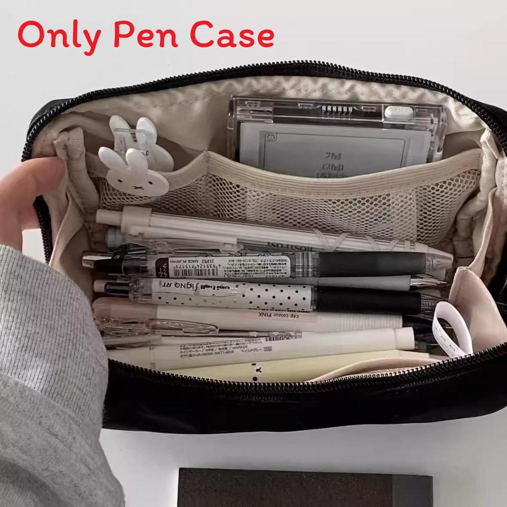 Nylon Pencil Case For Students With Large Capacity And Simple Design For School Use чорний
Nylon Pencil Case For Students With Large Capacity And Simple Design For School Use чорний