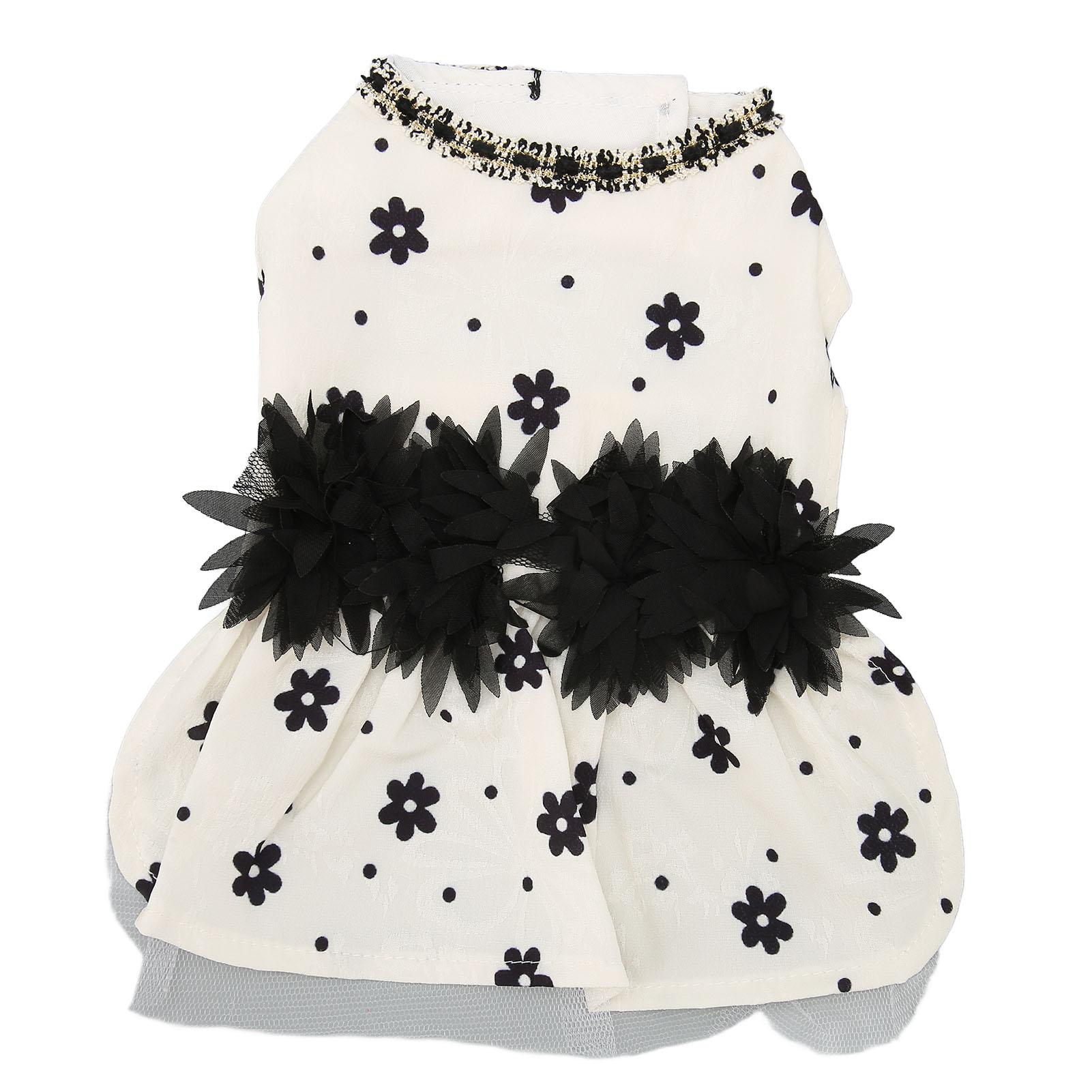 Pet Dog Dress Soft Comfortable Breathable Black Floral Pet Princess Dress for Small Pets Beige M M(for 4-6.5kg)
Pet Dog Dress Soft Comfortable Breathable Black Floral Pet Princess Dress for Small Pets Beige M M(for 4-6.5kg)