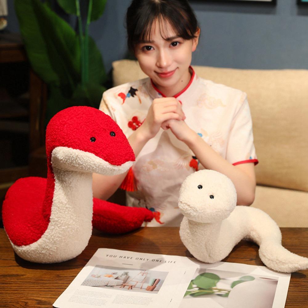 PP Cotton Snake Year Plush Toy Happy New Year Snake Doll Plushies Snake Year Mascot Toy Girls Toys 22cm червоний
PP Cotton Snake Year Plush Toy Happy New Year Snake Doll Plushies Snake Year Mascot Toy Girls Toys 22cm червоний