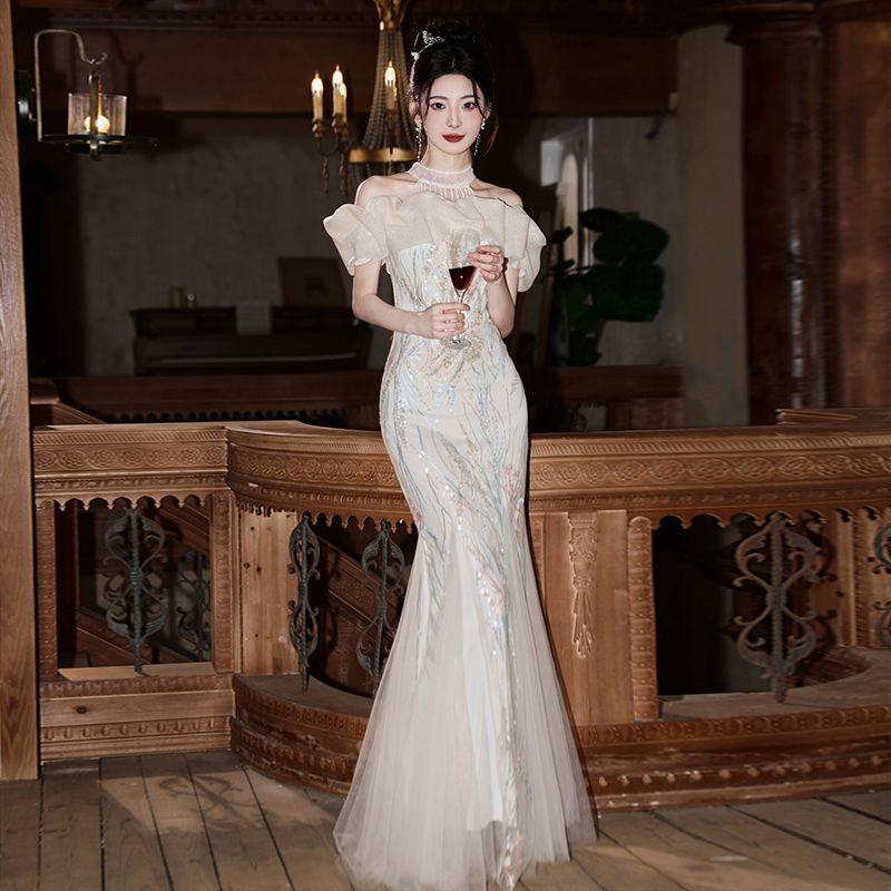 off-Shoulder Evening Dress for Women 2025 New Arrival Fishtail Classy Light Luxury Minority Host Engagement Evening Gown Adult Ceremony Image color 2XL
off-Shoulder Evening Dress for Women 2025 New Arrival Fishtail Classy Light Luxury Minority Host Engagement Evening Gown Adult Ceremony Image color 2XL