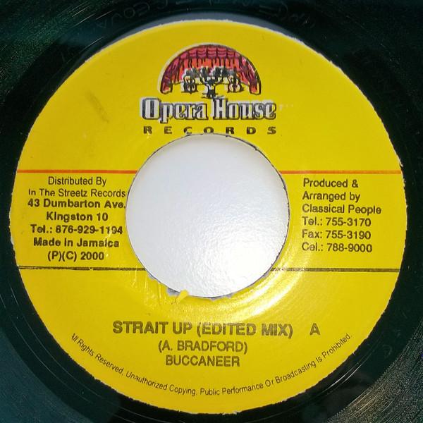7inch Record BUCCANEER - Strait Up (Edited Mix) NONE Opera House 2000 Jamaica Reggae, Ska & Dub Used
7inch Record BUCCANEER - Strait Up (Edited Mix) NONE Opera House 2000 Jamaica Reggae, Ska & Dub Used