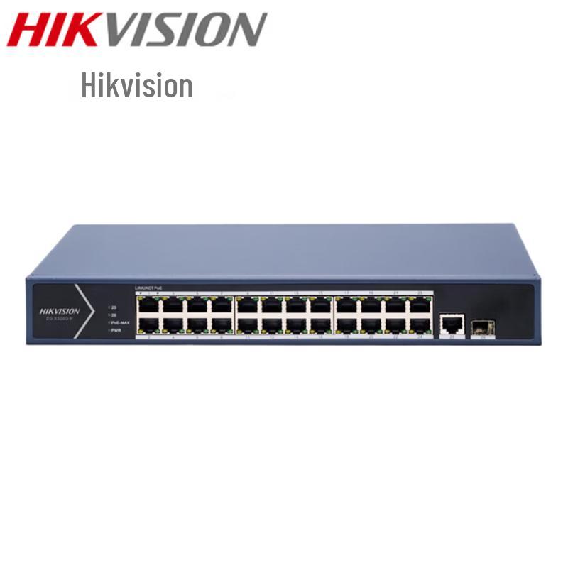 HIKVISION 26-Port Gigabit Non-Managed PoE Switch
HIKVISION 26-Port Gigabit Non-Managed PoE Switch