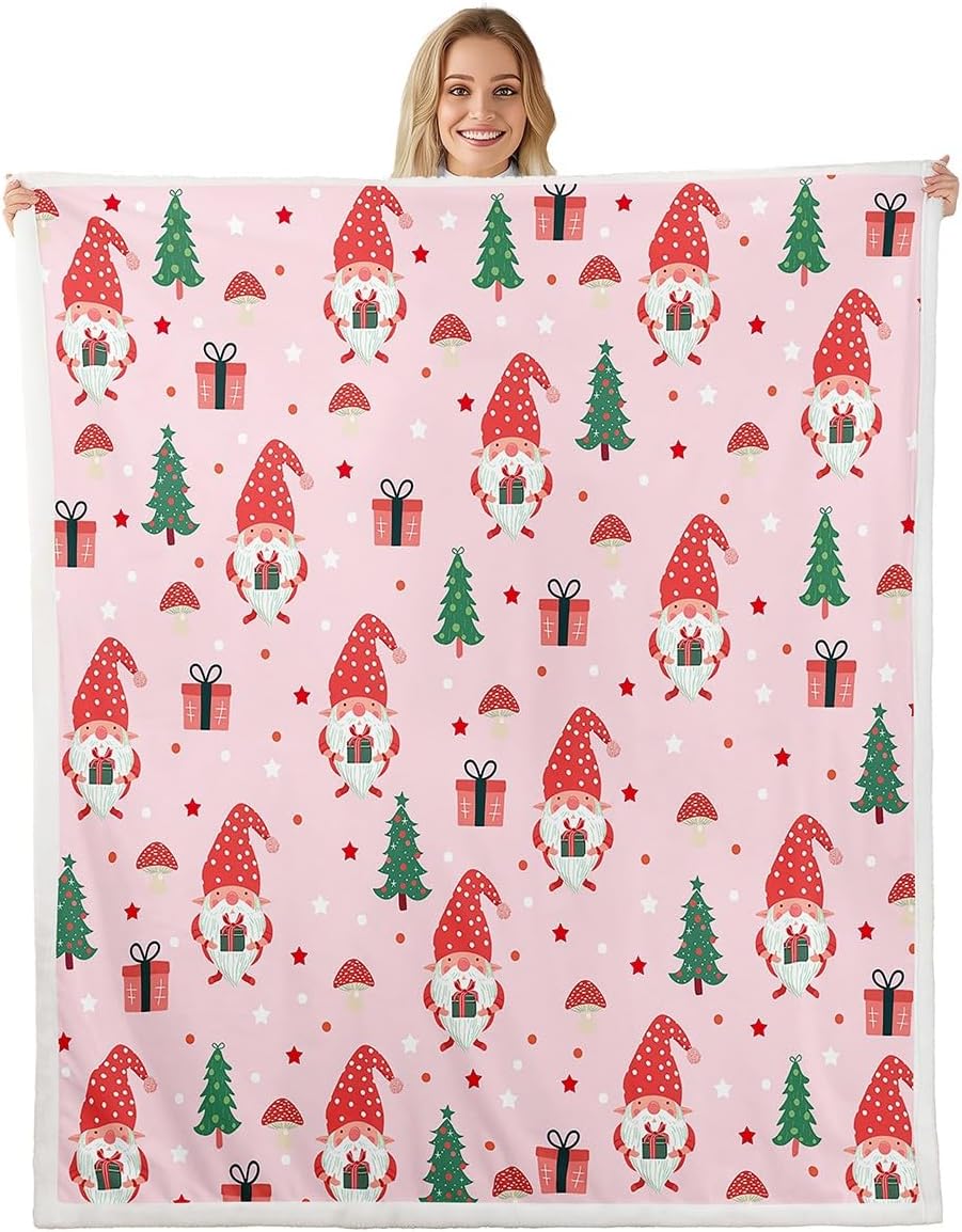 Merry Christmas Sherpa Throw Blanket for Couch Gnomes Super Soft Cozy Fleece Santa Claus Blanket for Winter,Plush Xmas Tree Baby 75x90cm
Merry Christmas Sherpa Throw Blanket for Couch Gnomes Super Soft Cozy Fleece Santa Claus Blanket for Winter,Plush Xmas Tree Baby 75x90cm