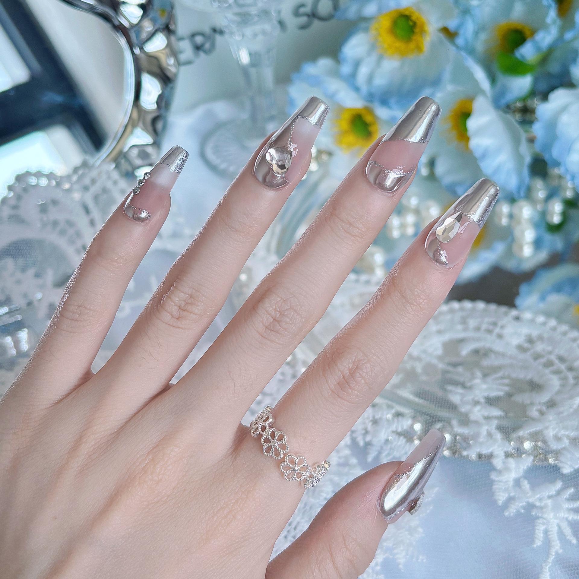 European & American Style Irregular Crushed Diamond Magic Mirror Nail Pieces - 10 Pack Manicure Set. Extra Small
European & American Style Irregular Crushed Diamond Magic Mirror Nail Pieces - 10 Pack Manicure Set. Extra Small