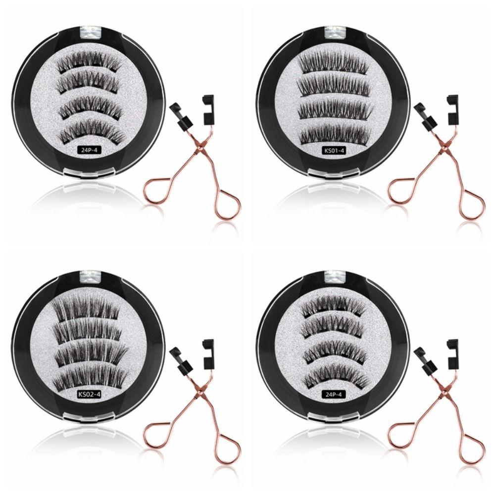 Natural Slimming 3D Mink Lashes Handmade False Eyelashes Set Four Magnetic False Eyelashes Make Up 06
Natural Slimming 3D Mink Lashes Handmade False Eyelashes Set Four Magnetic False Eyelashes Make Up 06