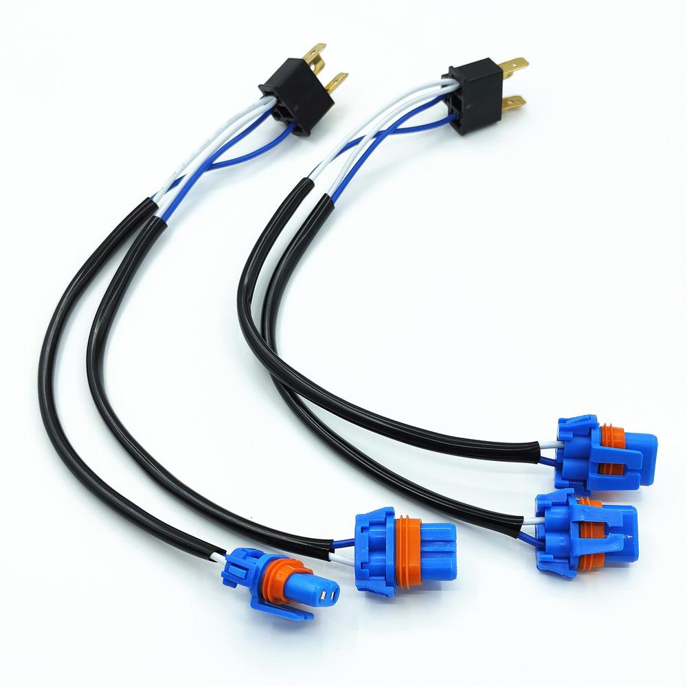 Dual H4 Bulbs to 4 9006 / 9005 Headlight Bulbs Conversion Sockets Wiring Harness
Dual H4 Bulbs to 4 9006 / 9005 Headlight Bulbs Conversion Sockets Wiring Harness