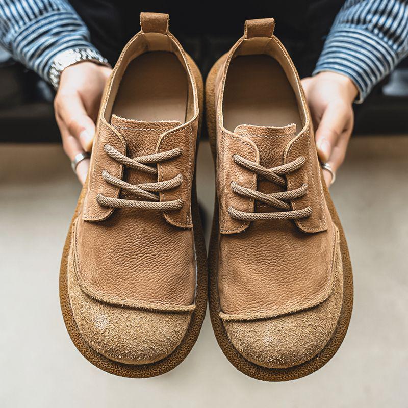 Men s Retro Lace-up Soft Leather Shoes – Wide Toe, Breathable, Versatile, Casual, and Comfortable for Autumn. Size 39
Men s Retro Lace-up Soft Leather Shoes – Wide Toe, Breathable, Versatile, Casual, and Comfortable for Autumn. Size 39