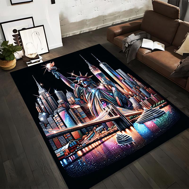 Statue of Liberty and New York Skyline Design Living Room Carpet Suitable for use as an anti-slip for living room bedroom sofas 40x60cm( 15x23in )
Statue of Liberty and New York Skyline Design Living Room Carpet Suitable for use as an anti-slip for living room bedroom sofas 40x60cm( 15x23in )
