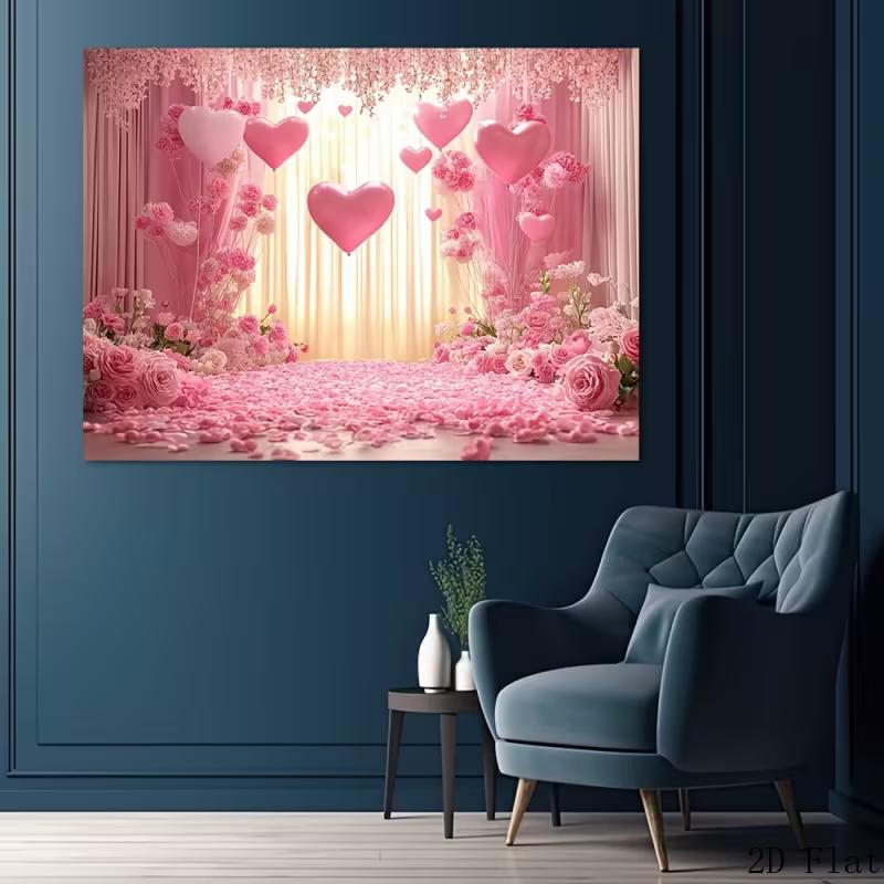 2D Soft Pink Curtain & Heart Balloon Backdrop Whimsical Party Decor 47.2x31.5inch/120*80cm
2D Soft Pink Curtain & Heart Balloon Backdrop Whimsical Party Decor 47.2x31.5inch/120*80cm