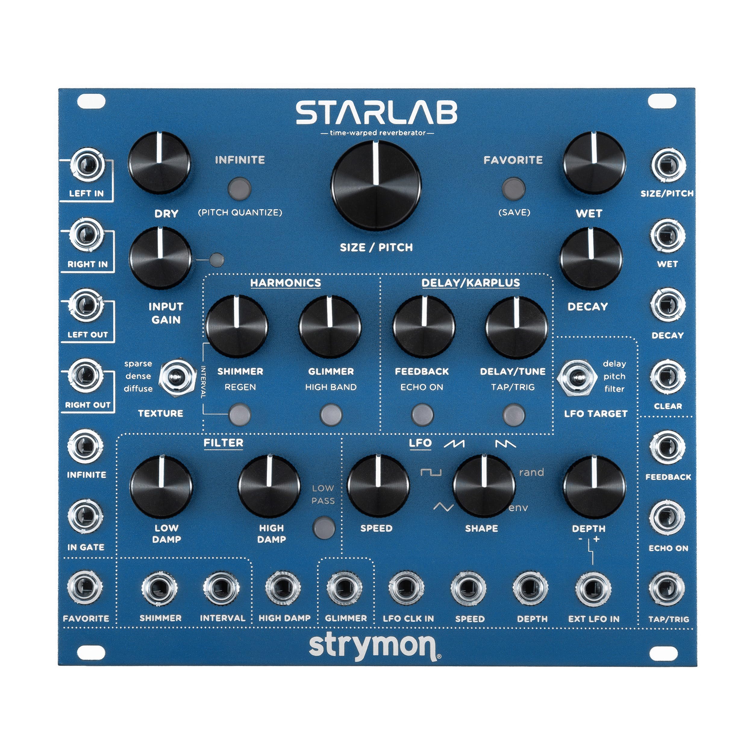 Strymon Starlab Eurorack Синтез ревербератора
Strymon Starlab Eurorack Синтез ревербератора