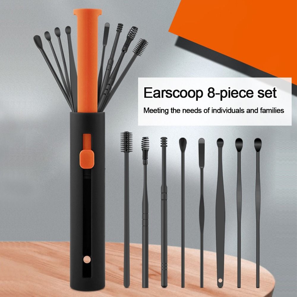 Rod safely Ear Care Spiral Earwax Cleaner Ear Cleaner Set Spoon Ear Wax Remover Tool Ear Puller
Rod safely Ear Care Spiral Earwax Cleaner Ear Cleaner Set Spoon Ear Wax Remover Tool Ear Puller