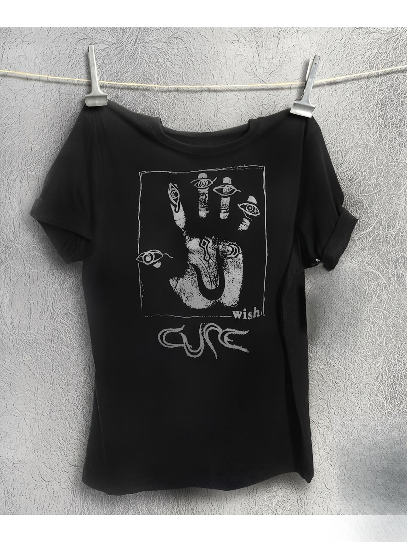 The New New Cure Logo T-shirt Features Classic Hand and Symbol Design, Perfect for Concerts, Casual Outings, and Daily Wear -... S разноцветный
The New New Cure Logo T-shirt Features Classic Hand and Symbol Design, Perfect for Concerts, Casual Outings, and Daily Wear -... S разноцветный