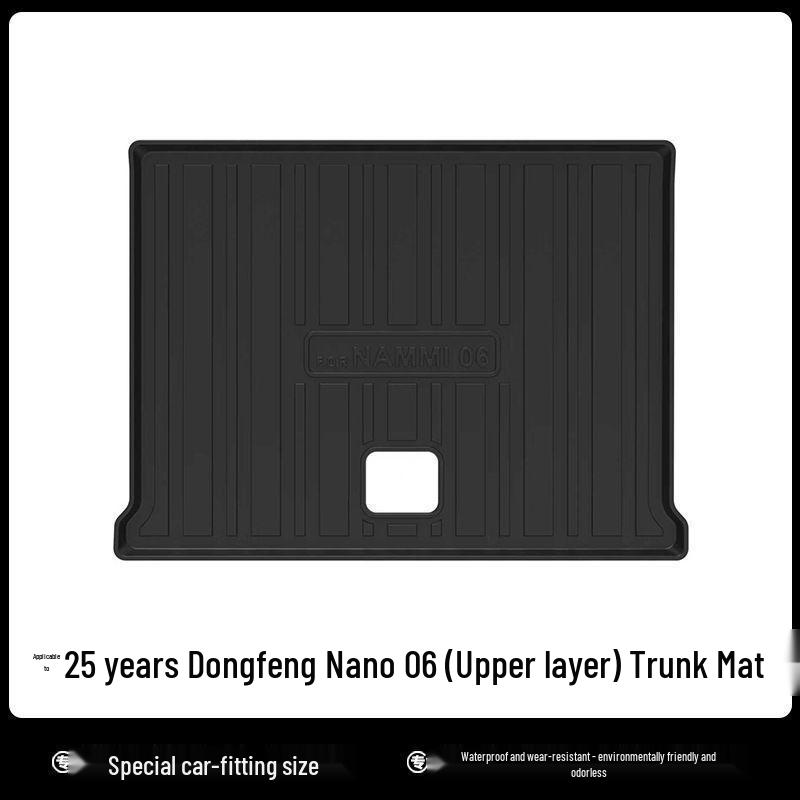 Dongfeng Nano 06 Car Trunk Mat - Eco-Friendly, Wear-Resistant TPE Backrest Mat for 25-Year Models
Dongfeng Nano 06 Car Trunk Mat - Eco-Friendly, Wear-Resistant TPE Backrest Mat for 25-Year Models
