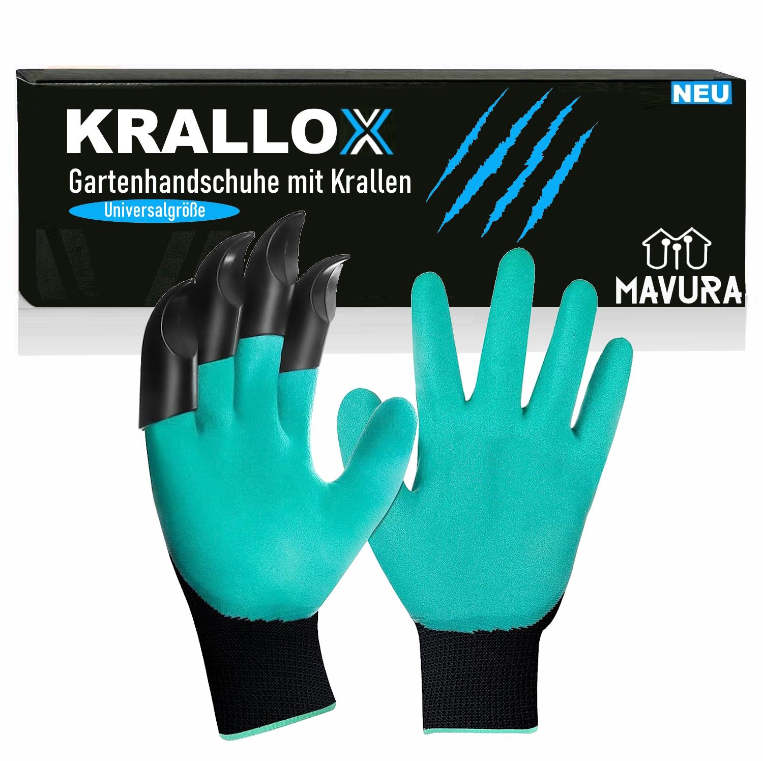 Садові рукавички KRALLOX з кігтями, рукавички з кігтями для копання, універсальний розмір
Садові рукавички KRALLOX з кігтями, рукавички з кігтями для копання, універсальний розмір
