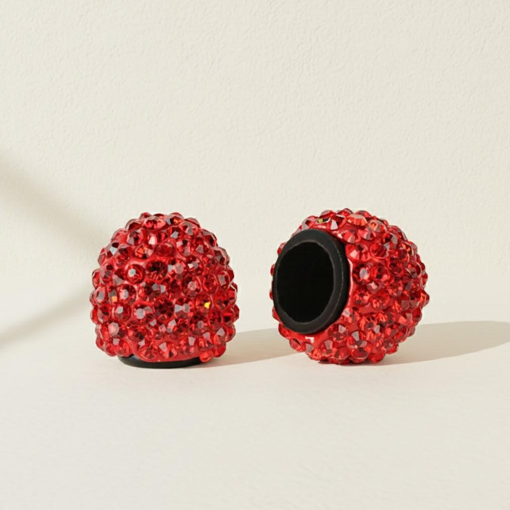 2Pcs Soft Clay Rhinestone Valve Caps Crystal Diamond Shining Dustproof Car Tire Caps Accessories Exterior Decor Charms
2Pcs Soft Clay Rhinestone Valve Caps Crystal Diamond Shining Dustproof Car Tire Caps Accessories Exterior Decor Charms