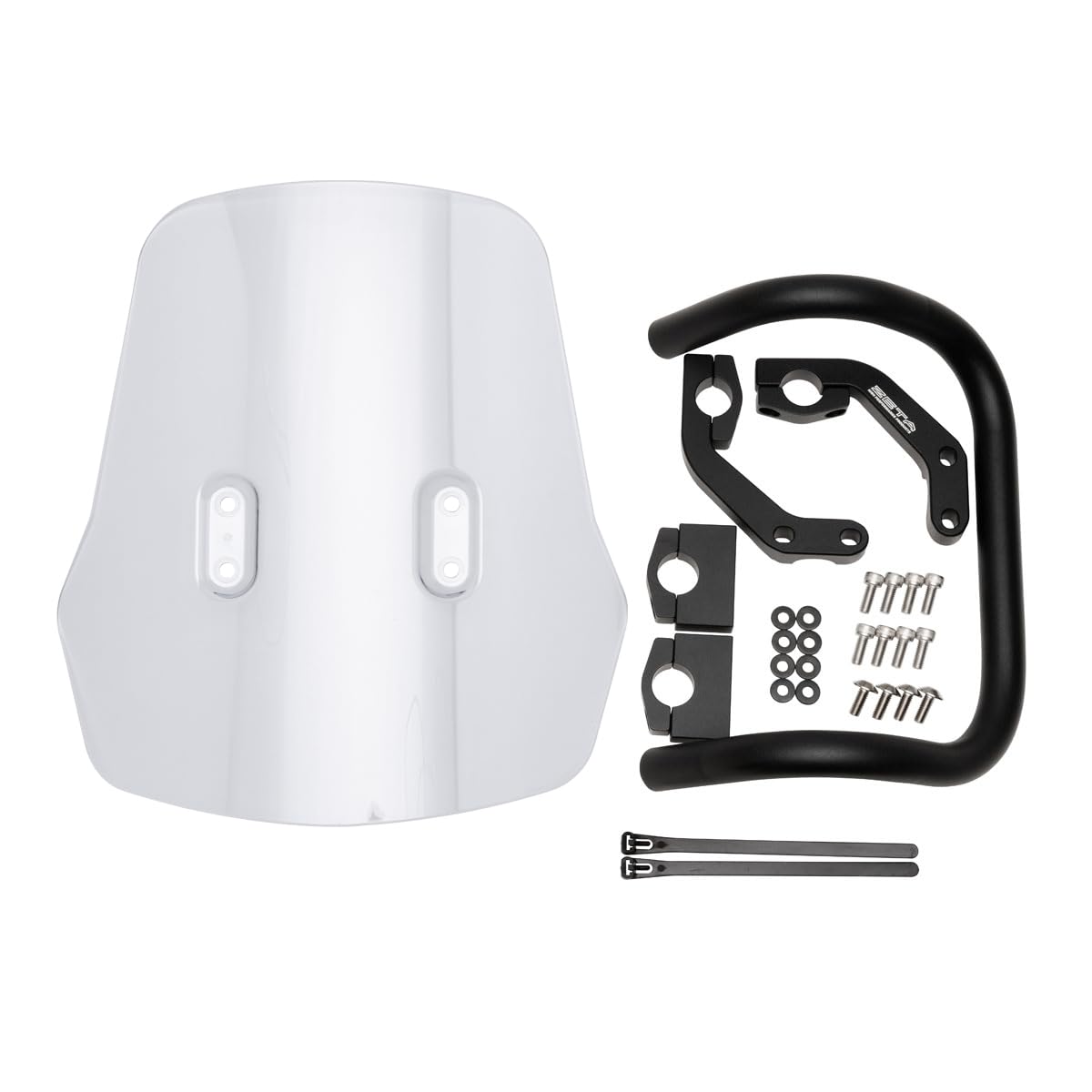ZETA RACING MONKEY125 Adventure Windshield Standard Screen Light Smoke Screen can be flipped upside down Mobile device installation Mount bar standard
ZETA RACING MONKEY125 Adventure Windshield Standard Screen Light Smoke Screen can be flipped upside down Mobile device installation Mount bar standard